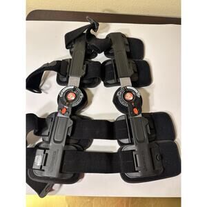 Breg T Scope Premier Post-Op Knee Brace Full Foam Black Please Read